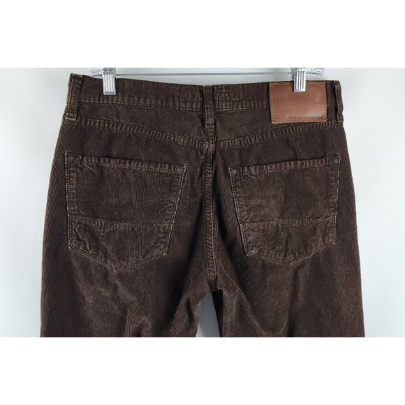 BIG STAR Jeans Mens 34R Brown Division Slim Fit Corduroy (34x31) - Picture 9 of 11